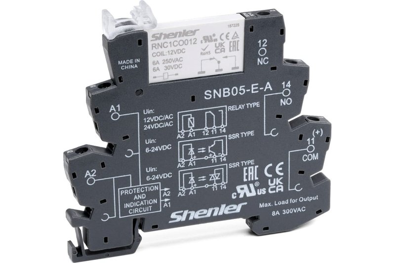 Реле интерфейсное RNC1CO060+SNB05-E-D Shenler