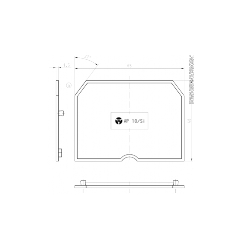 Боковая крышка AP 10/SI Wieland Electric