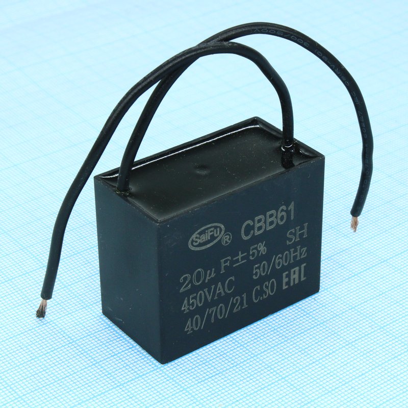 CBB61 20UF 450V Saifu