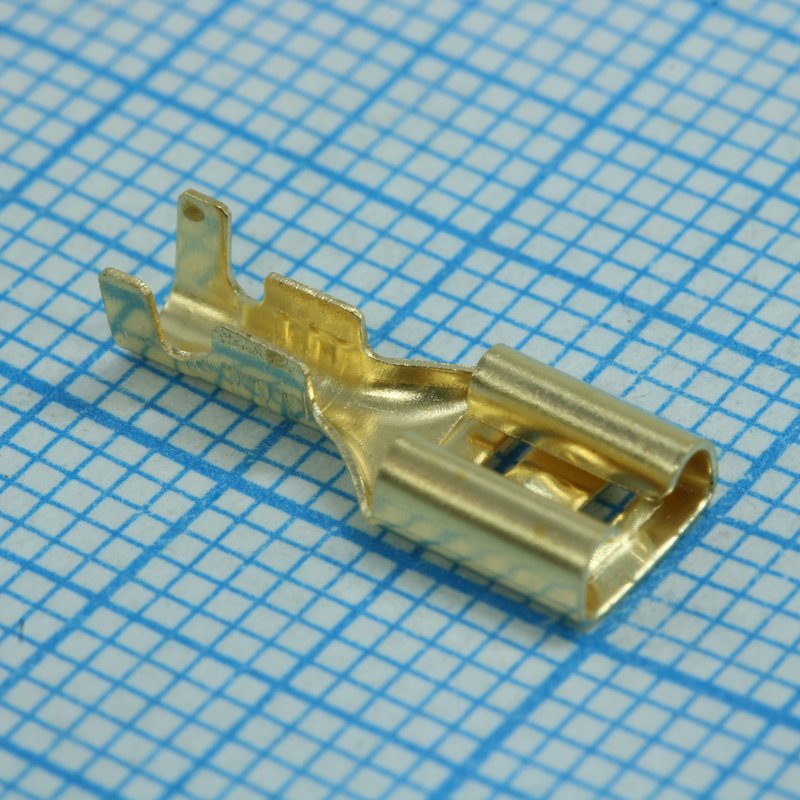 Разъем плоский неизолированный (мама) РП-М 1.0-(4.8) КВТ