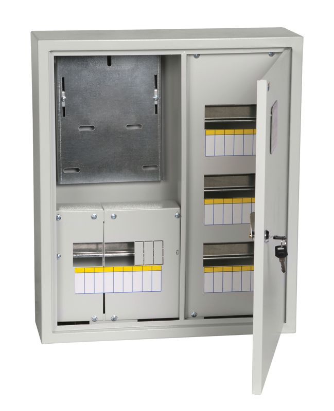 Корпус металлический ЩУРн-3/24 (560х480х165мм) IP31 TITAN MKM32-N-24-31-ZO IEK