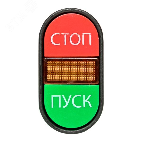 Кнопка АРВВ-22N "Пуск-стоп" овал. 220В NO+NC pbn-apbb-o EKF