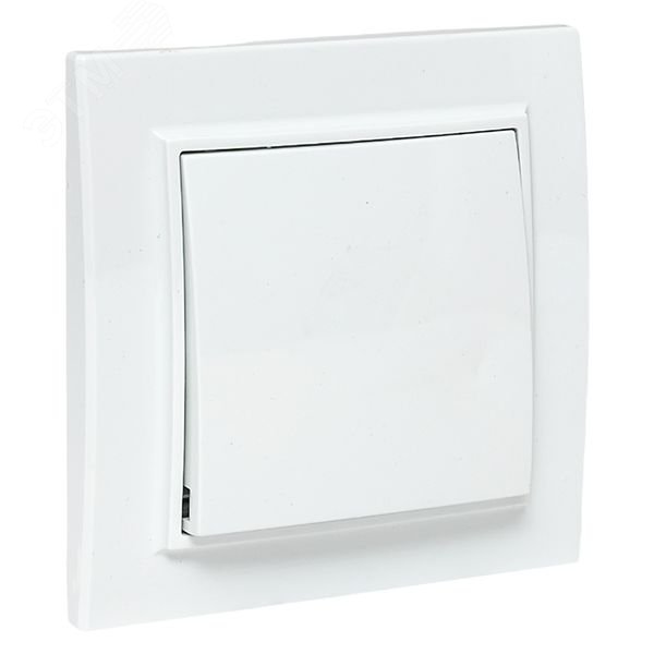 Выключатель 1-кл. СП Минск 10А IP20 бел. Basic ERV10-021-10 EKF