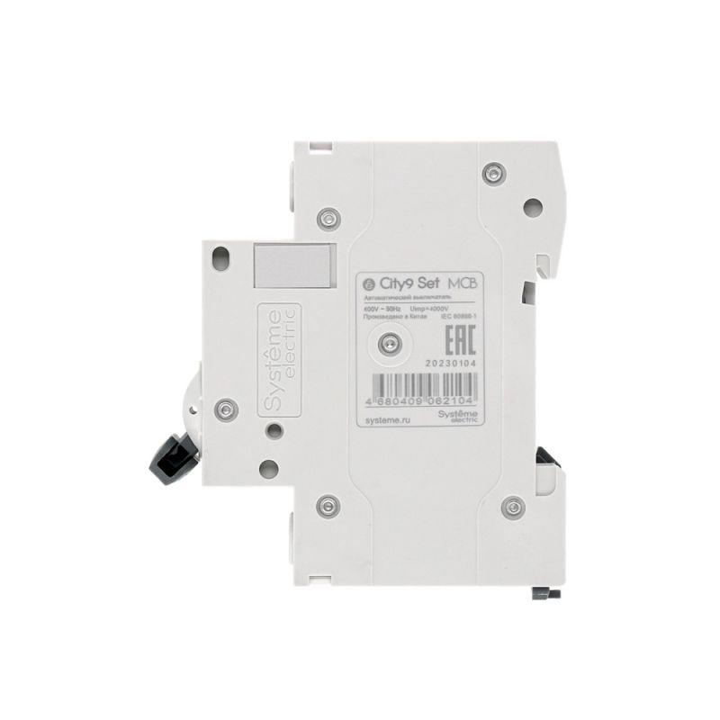 Выключатель автоматический модульный 2п C 6А 4.5кА City9 Set 230В SE C9F34206 Systeme Electric