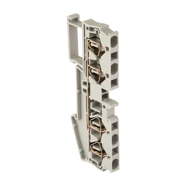 Колодка клеммная JXB-ST-2.5 31А 4 вывода пружинная сер. PROxima plc-jxb-st-2.5-4 EKF