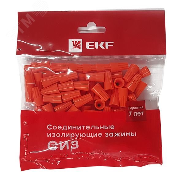 Соединитель проводов СИЗ-3 1.5-5.75кв.мм (уп.100шт) plc-cc-5 EKF
