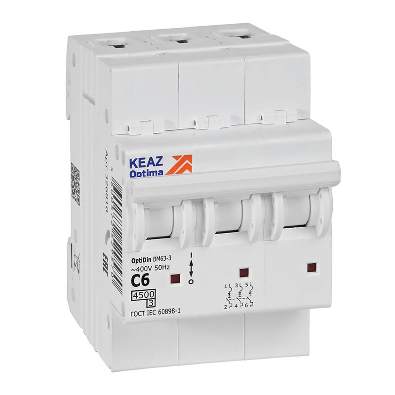 OptiDin BM63-3C6-4,5-УХЛ3 326810 КЭАЗ