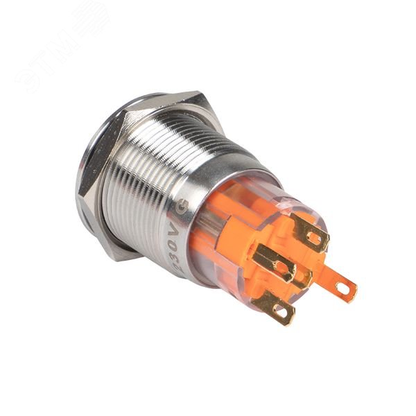 Кнопка S-Pro67 19 мм без фикс. с зеленой подсв. 24В PROxima s-pro67-122 EKF