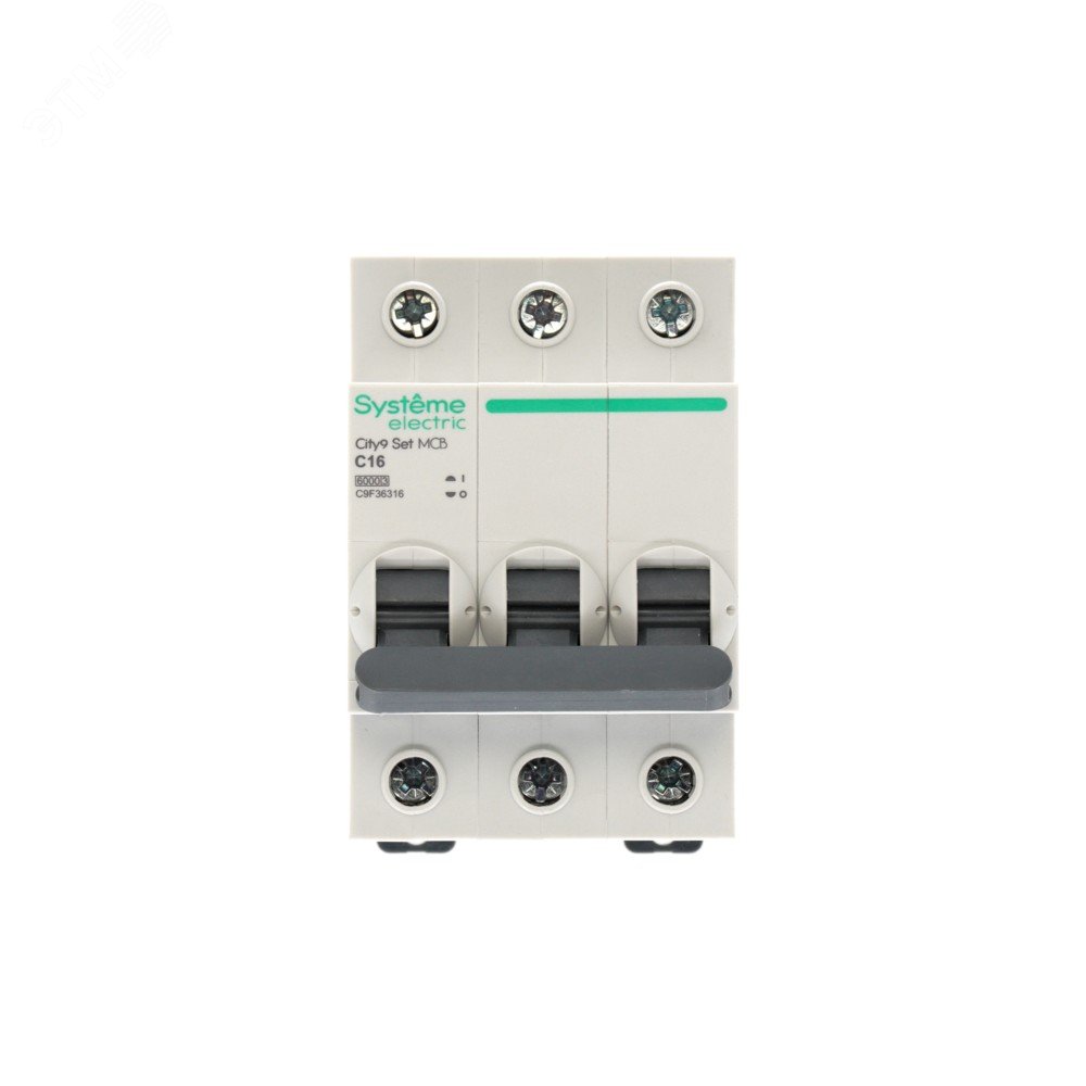City9 Set Автоматический выключатель (АВ) С 16А 3P 6kA 400В (4шт) C9F36316 Systeme Electric
