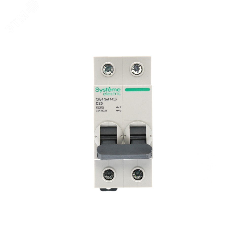 City9 Set Автоматический выключатель (АВ) С 25А 2P 6kA 230В (6шт) C9F36225 Systeme Electric