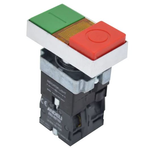 КНОПКА XB2-BW8465 "I-O" СДВОЕННАЯ С ПОДС Andeli