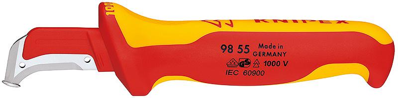 Нож для снятия изоляции KN-9855 Knipex