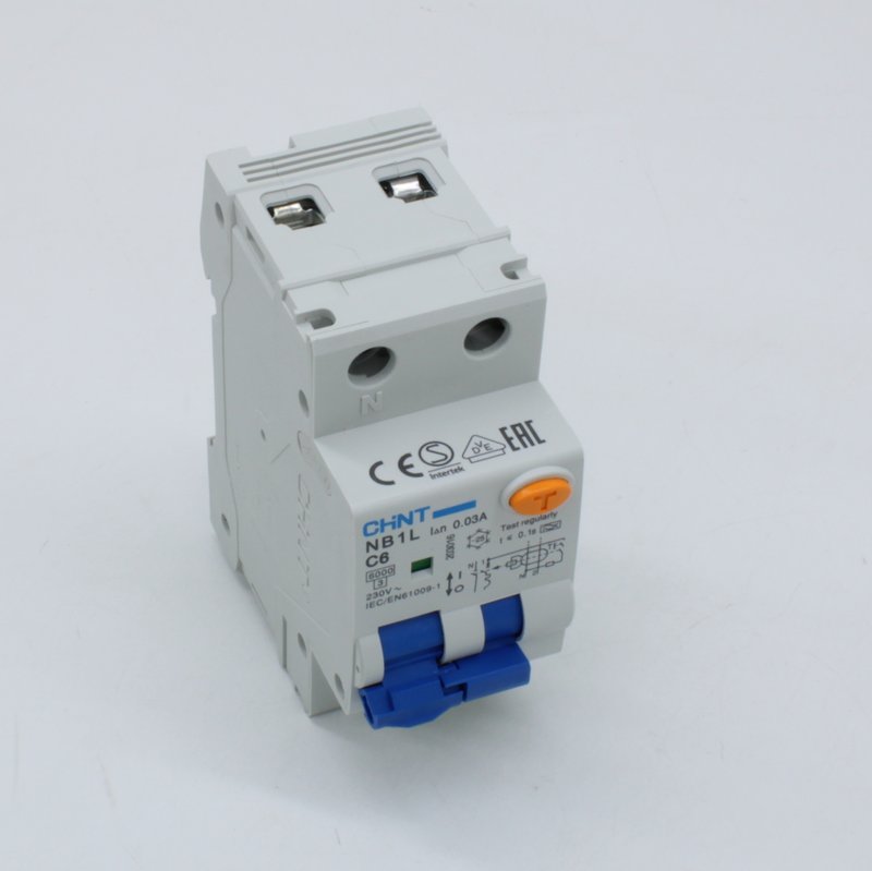 CHINT Диф. авт. выкл. NB1L 1P+N C6 30mA тип A 6kA (36mm) (R) Chint