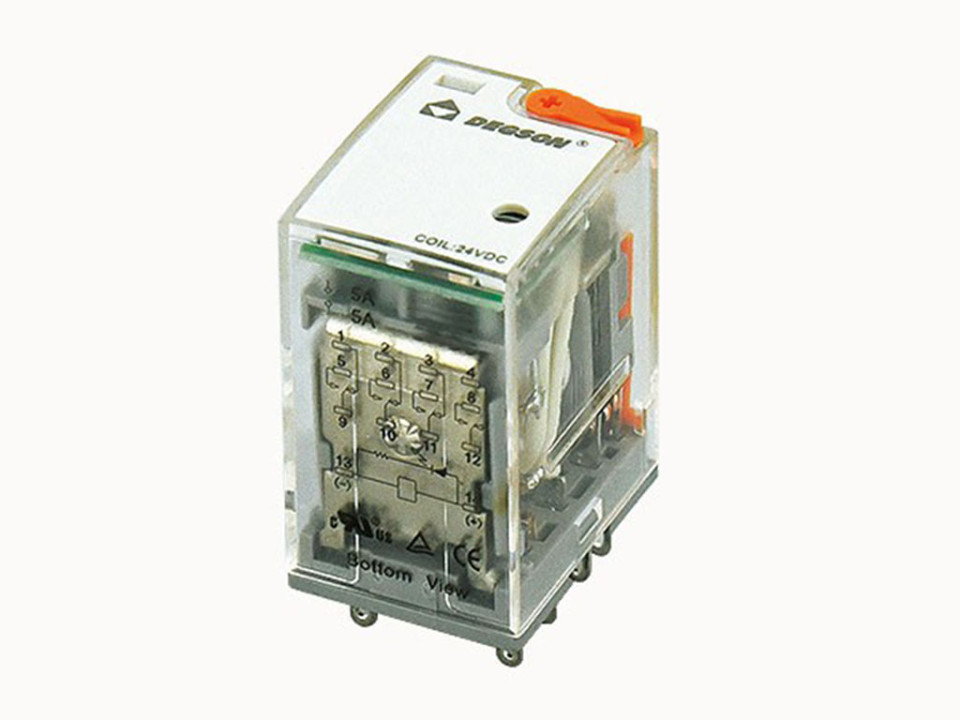 Реле без колодки DRPE-4C-LDR-D220 Degson